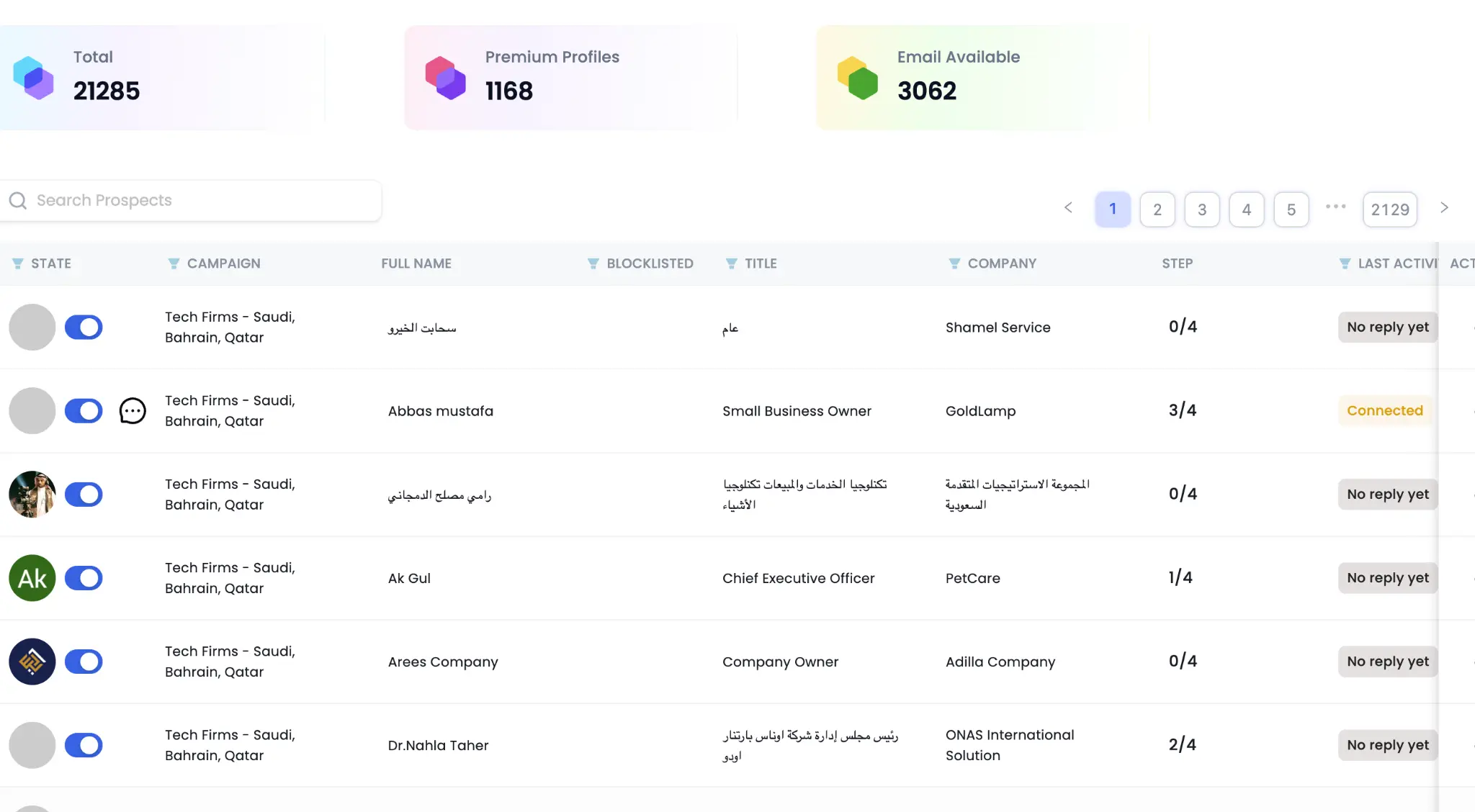 Mini CRM & Enrichment